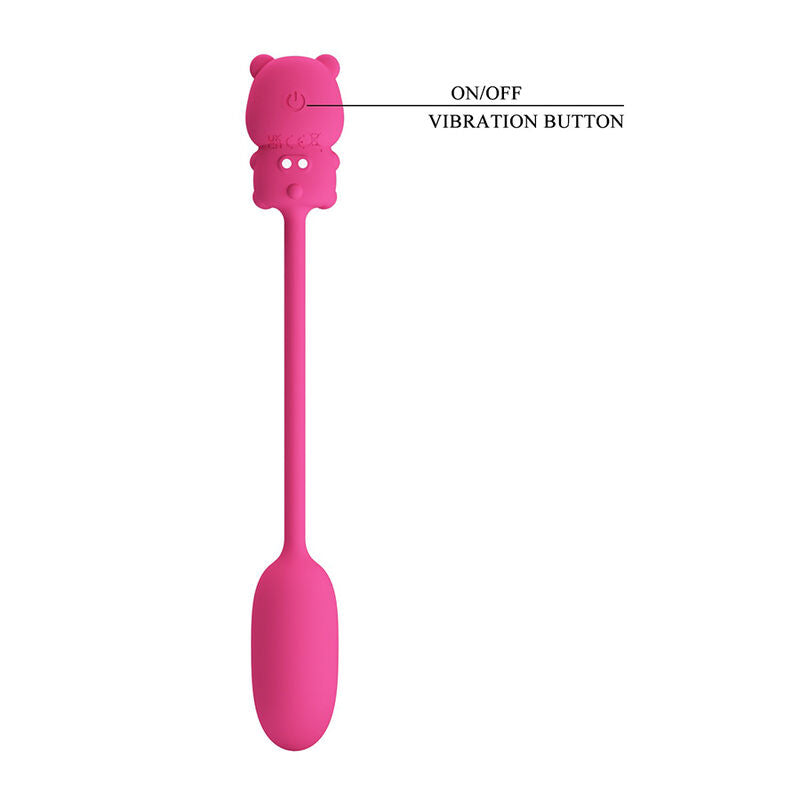 PRETTY LOVE - OLSON WIEDERAUFLADBARER BULLET-VIBRATOR MIT KABELFERNBEDIENUNG PINK