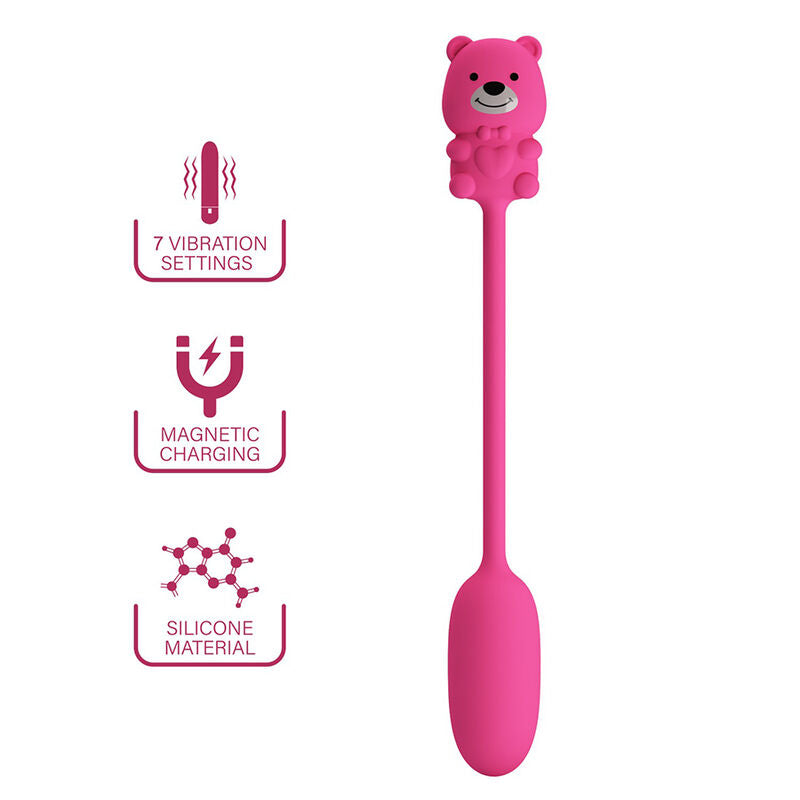 PRETTY LOVE - OLSON WIEDERAUFLADBARER BULLET-VIBRATOR MIT KABELFERNBEDIENUNG PINK