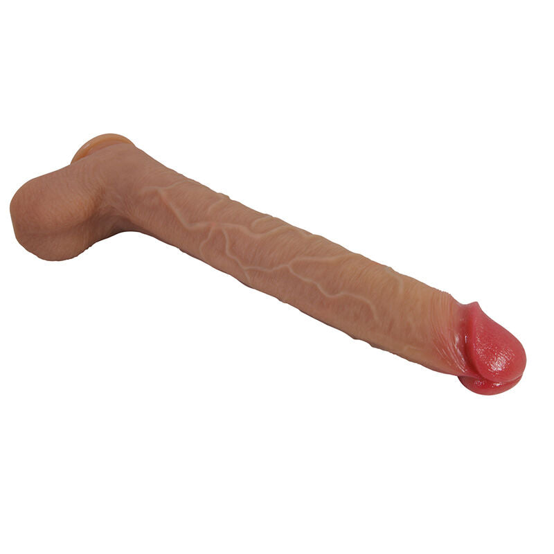 PRETTY LOVE - TERIN PLUS REALISTISCHER SILIKONDILDO MIT SAUGNAPF 37,6 CM Ø 5,5 CM