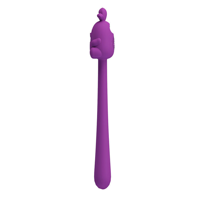 PRETTY LOVE – NIEDLICHER HASE-FLIRTSTIFT, FLEXIBLER VIBRATOR, USB-AUFLADBAR, LILA