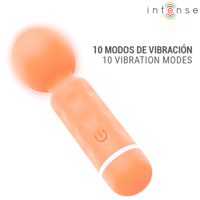 Intense – Jared Mini-Stäbmassager USB-Aufladbar Orange