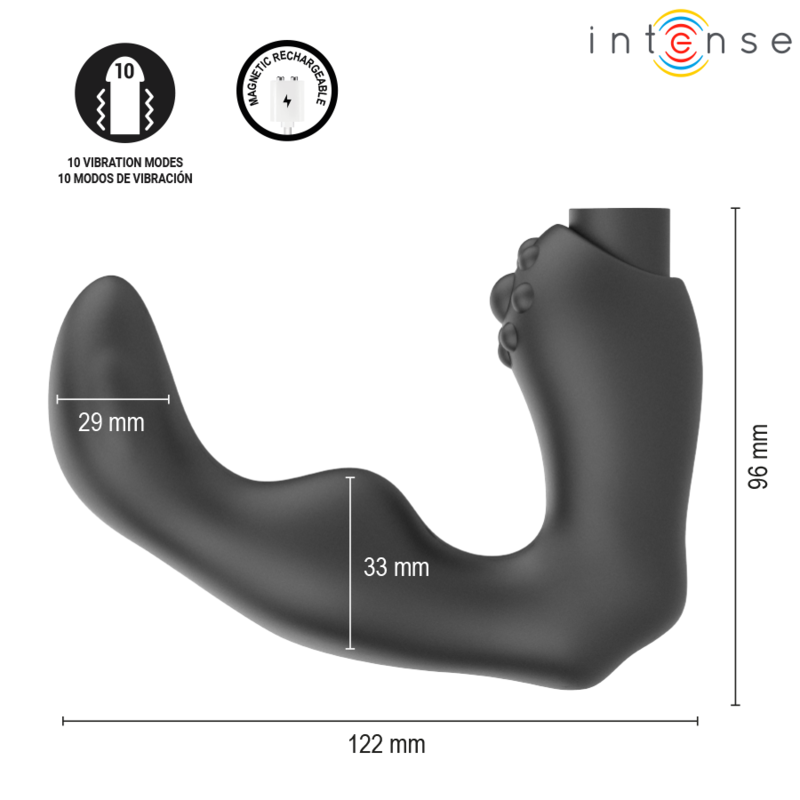 Intense – Henry USB-Aufladbarer Prostata-Massagegerät Schwarz