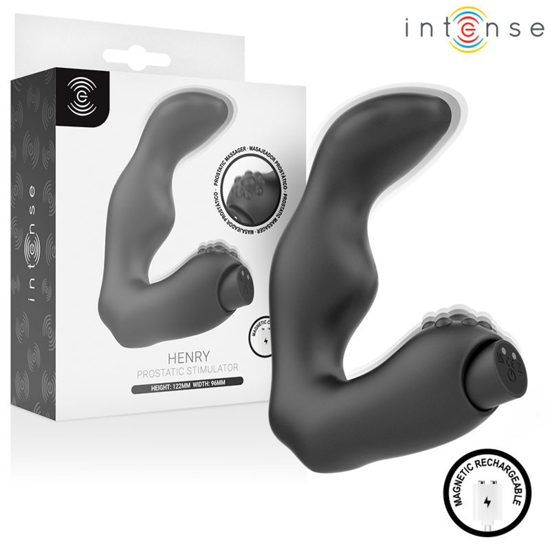 Intense – Henry USB-Aufladbarer Prostata-Massagegerät Schwarz