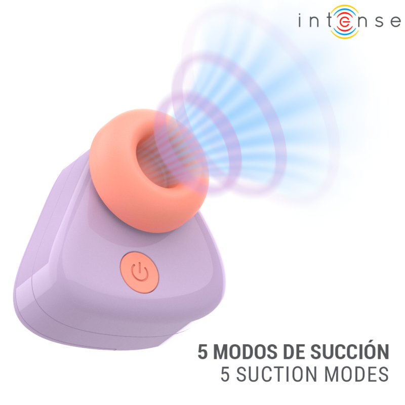 Intense – Cuki USB-Aufladbarer Saug-Kltoralstimulator Lila