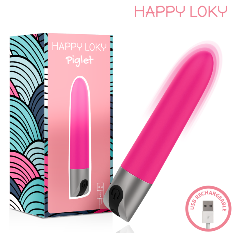 Happy Loky – Ferkchen USB-Aufladbarer Mini-Vibrator Pink