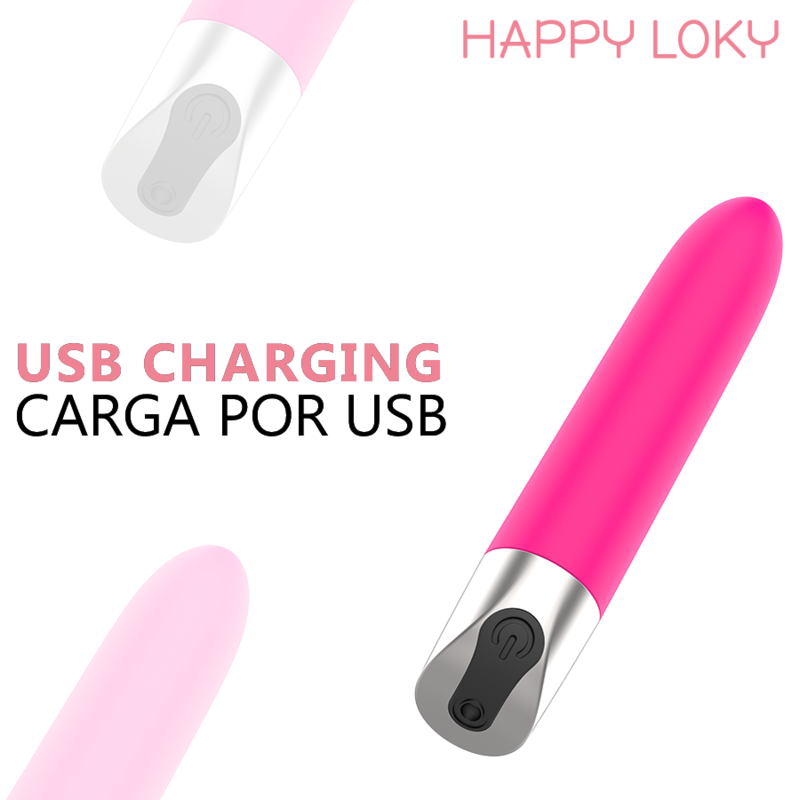 Happy Loky – Ferkchen USB-Aufladbarer Mini-Vibrator Pink