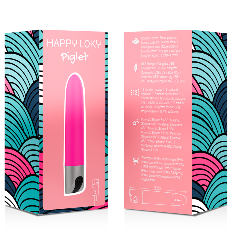 Happy Loky – Ferkchen USB-Aufladbarer Mini-Vibrator Pink
