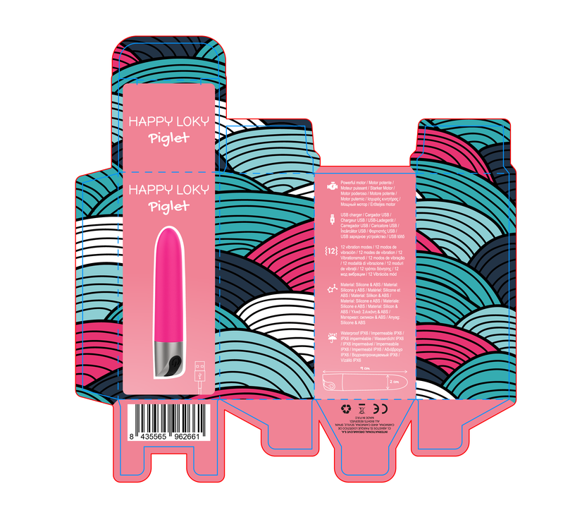 Happy Loky – Ferkchen USB-Aufladbarer Mini-Vibrator Pink
