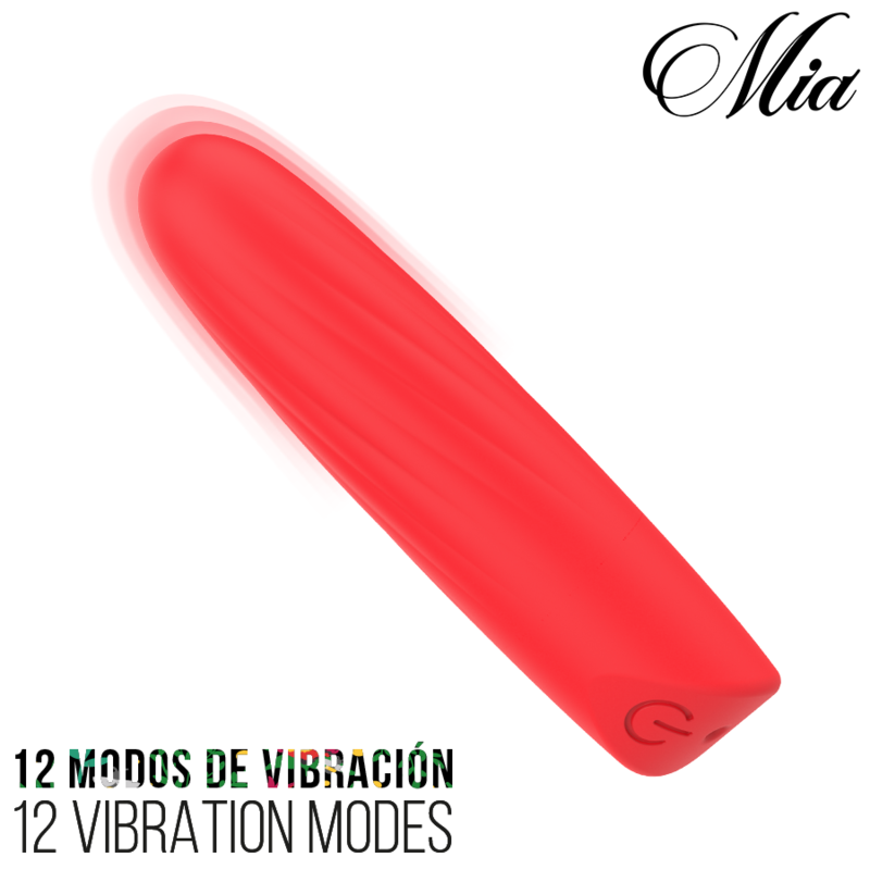 Mia – Lucy Ellen USB-Aufladbarer Mini-Vibrator Rot