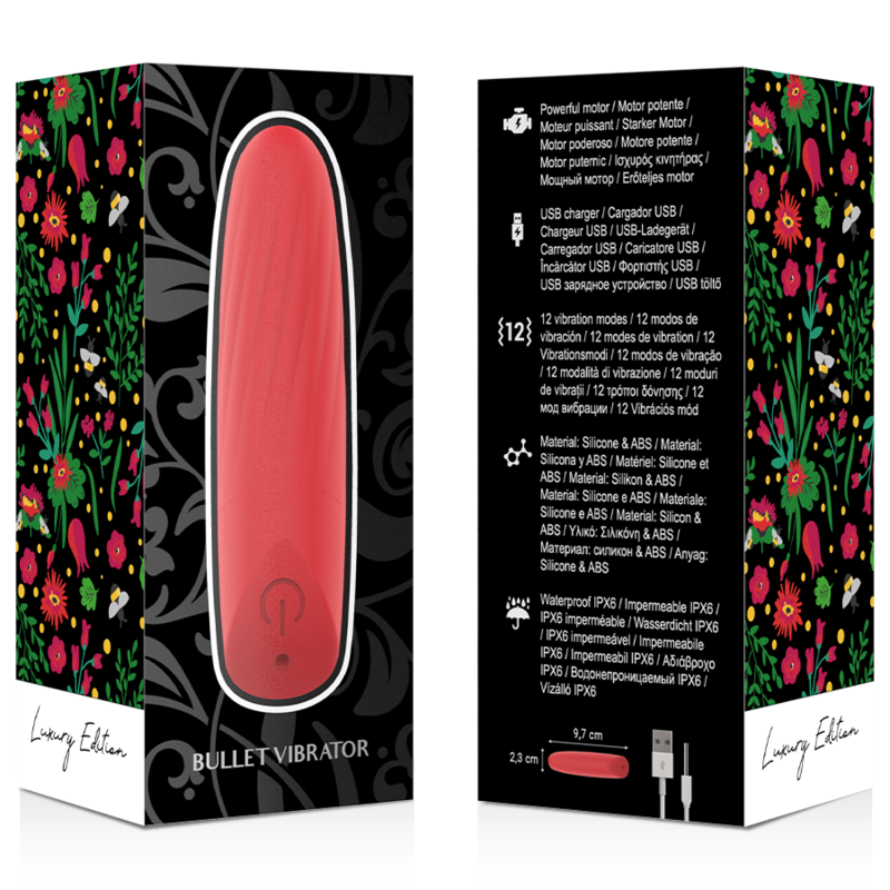 Mia – Lucy Ellen USB-Aufladbarer Mini-Vibrator Rot
