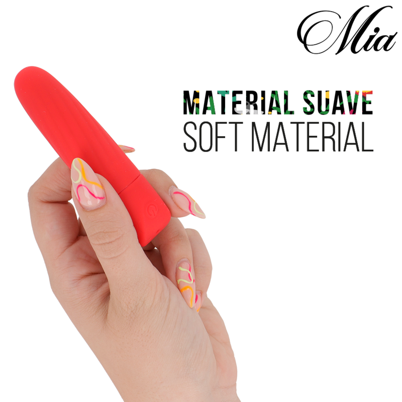 Mia – Lucy Ellen USB-Aufladbarer Mini-Vibrator Rot