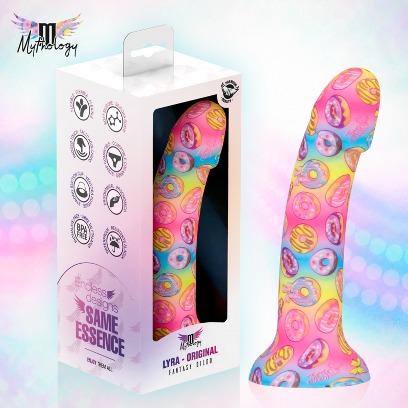 Mythology – Lyra 2 Silikondildo 19 cm Ø 3,3 cm Donuts