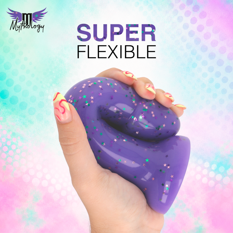 Mythology – Lyra 10 Silikondildo 17 cm Ø 3,6 cm Lila Gesprengt
