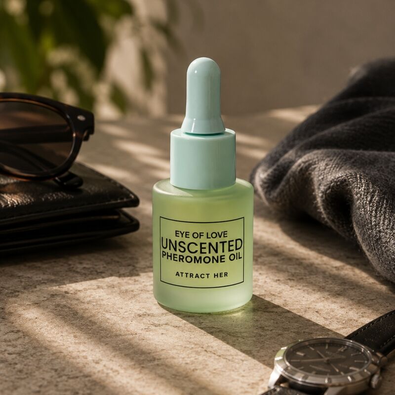 EYE OF LOVE – PHEROMONHALTIGES PARFÜMÖL FÜR MÄNNER, GERUCHSNEUTRAL, 20 ML