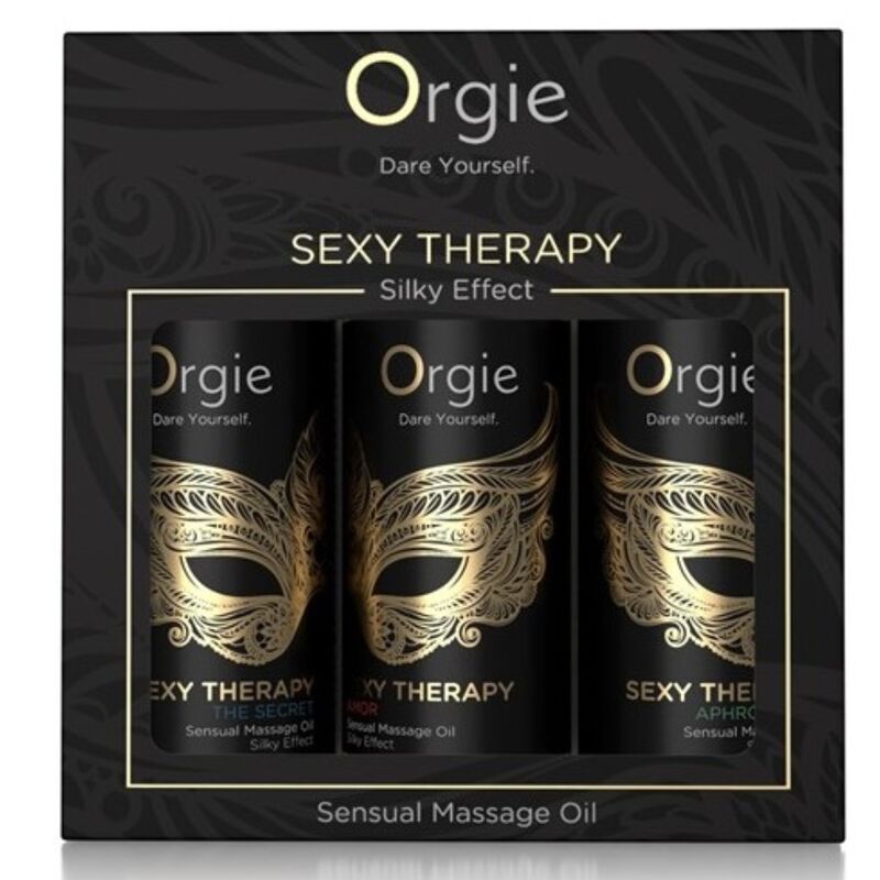ORGIE - SEXY THERAPY MINI SIZE KOLLEKTION: SENSUELLE MASSAGEÖLE 3 X 30 ML