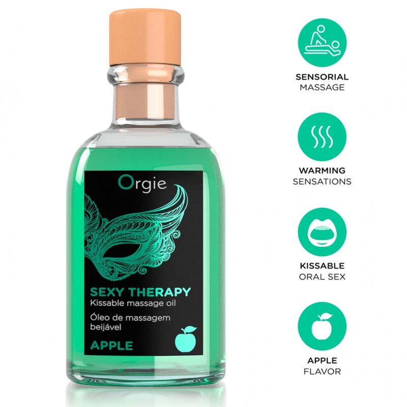 ORGIE - LIPPENMASSAGE-SET MIT APFELDUFT, 100 ML