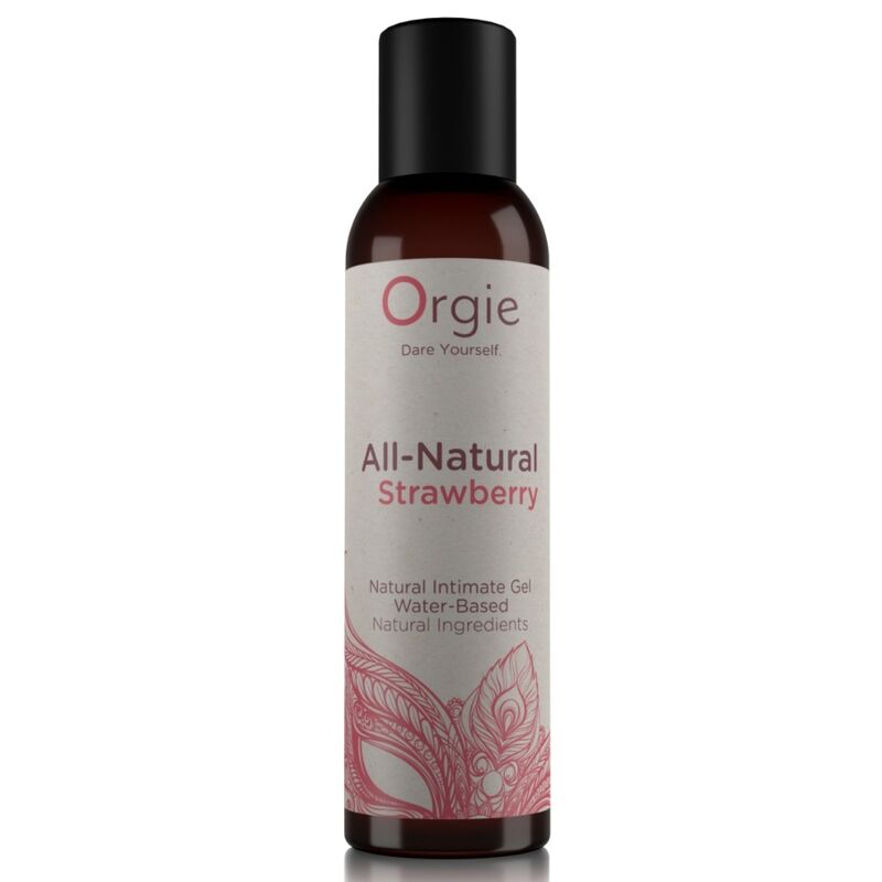 ORGIE - GANZ NATÜRLICHES ERDBEER-KUSSBARES INTIMGEL AUF WASSERBASIS 150 ML