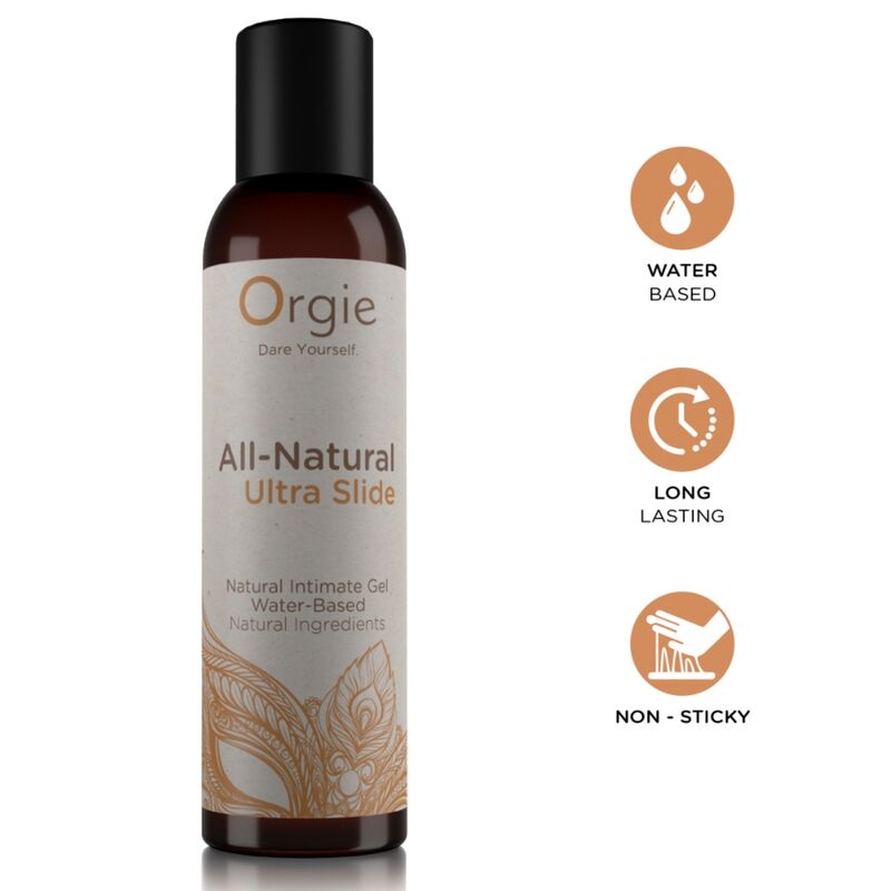 ORGIE - GANZ NATÜRLICHES, ULTRA-GLEITFÄHIGES INTIMGEL AUF WASSERBASIS, 150 ML