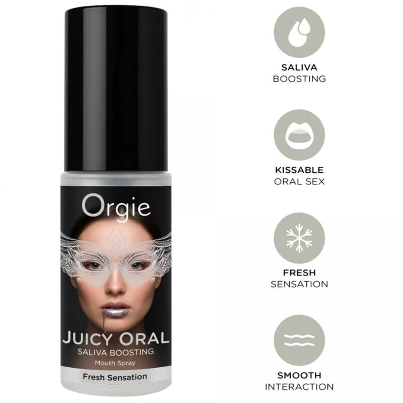 ORGIE - SAFTIGES MUNDSPRAY ZUR FÖRDERUNG DES SPEICHELFLUSSES, MINZE, 15 ML
