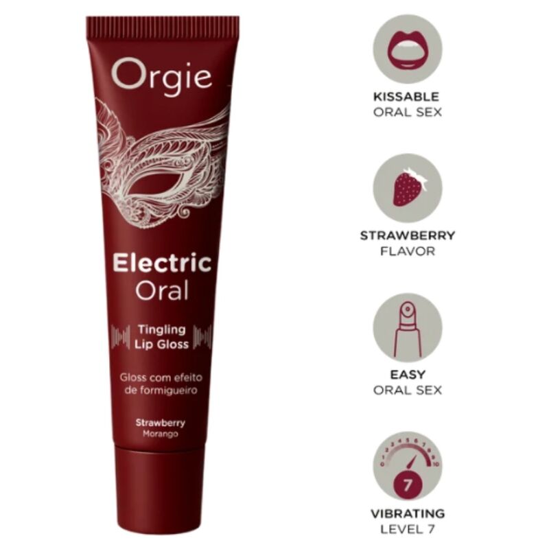 ORGIE - ELEKTRISCHER, KRIBBELNDER LIPPENBALSAM FÜR DEN MUND, 15 ML