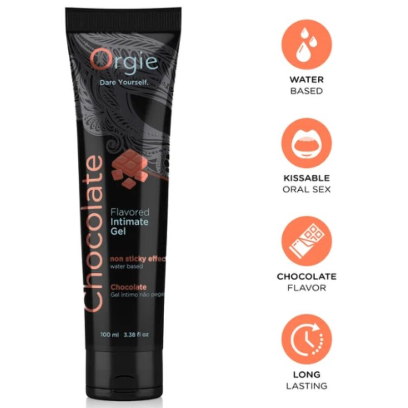 ORGIE - SCHOKOLADEN-SCHMIERGEL AUF WASSERBASIS, 100 ML