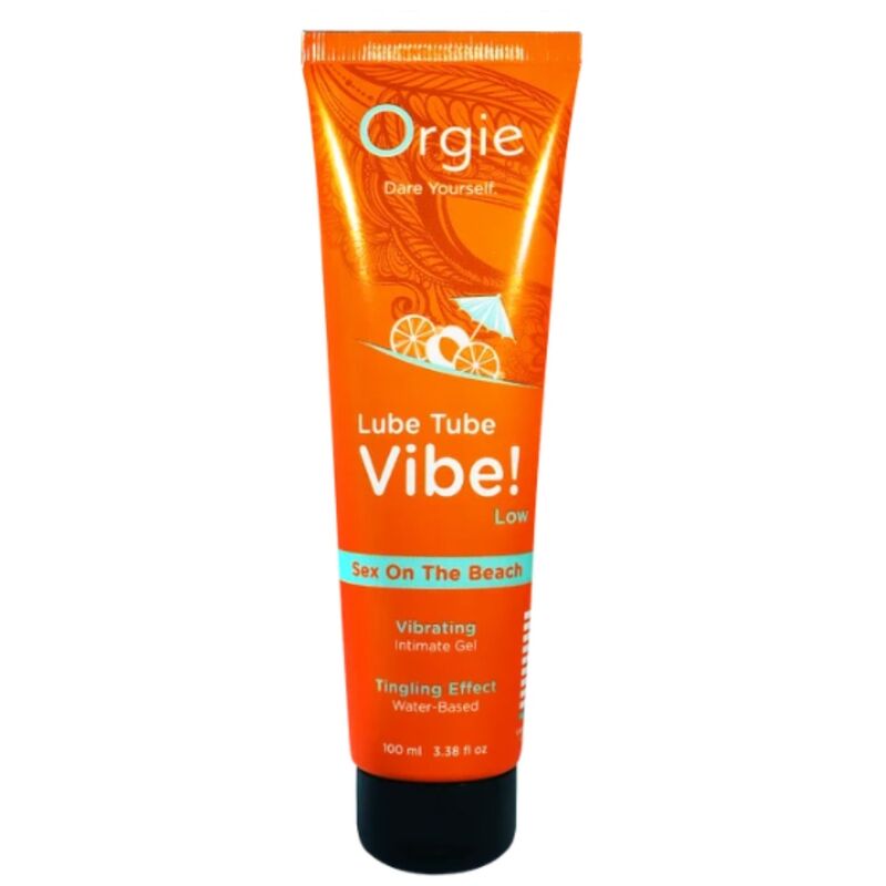 ORGIE - GLEITMITTEL-TUBE VIBE! SEX AM STRAND KÜSSEBARES INTIMGEL MIT LEICHTEM KRIBBELN 100 ML