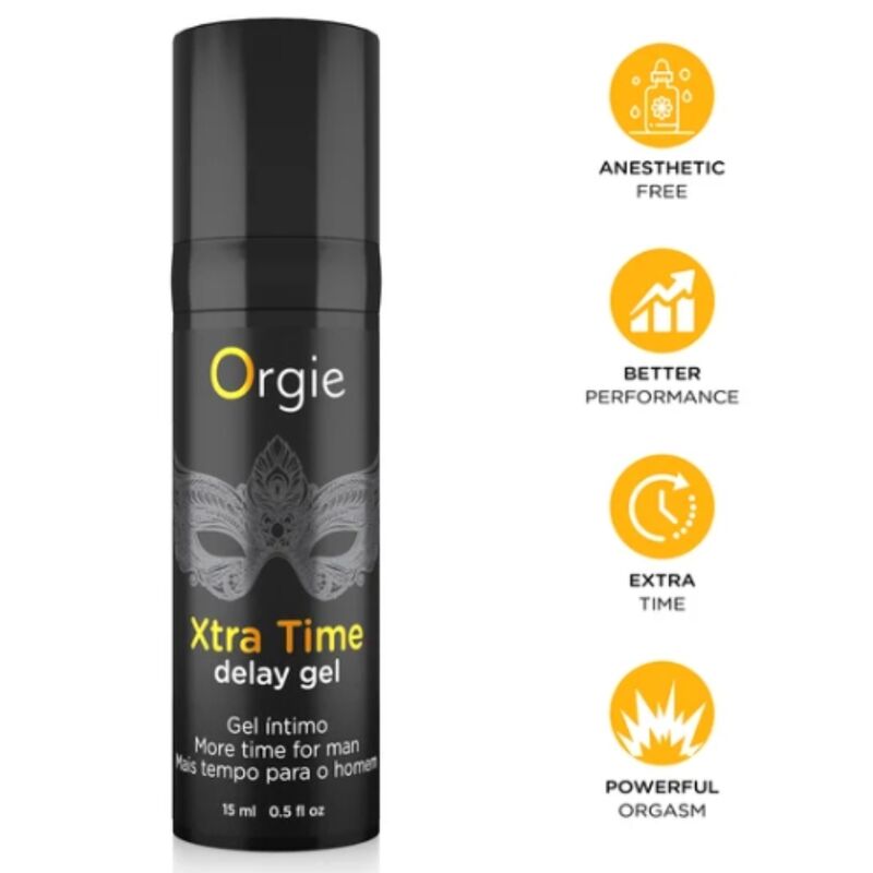 ORGIE - GEL MIT EXTRA ZEITVERZÖGERUNG, OHNE ANÄSTHETIKA, 15 ML