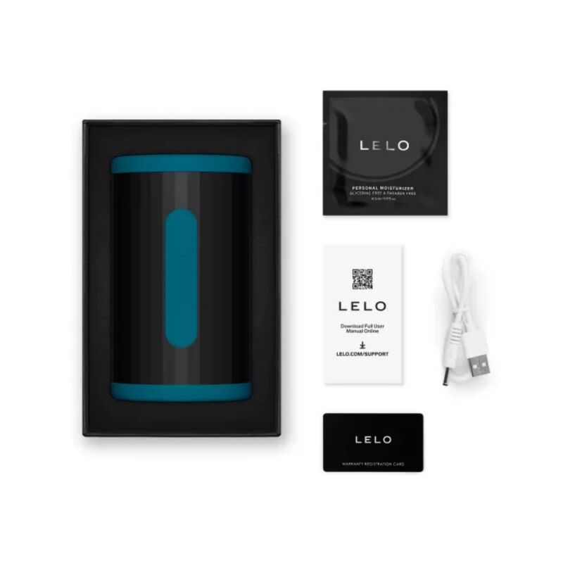 LELO - F2S DOUBLE SONIC MALE STROKER MIT DUALER SCHALLSTIMULATION TÜRKIS