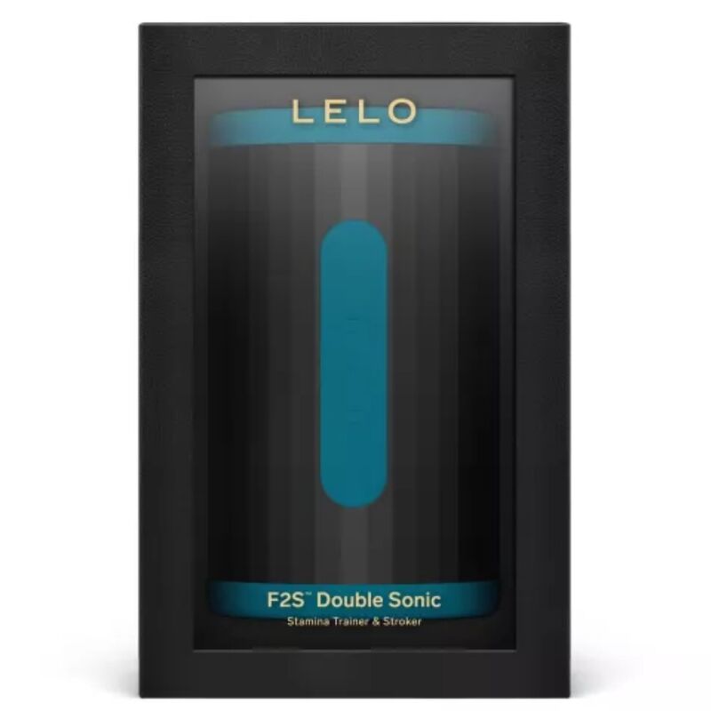 LELO - F2S DOUBLE SONIC MALE STROKER MIT DUALER SCHALLSTIMULATION TÜRKIS