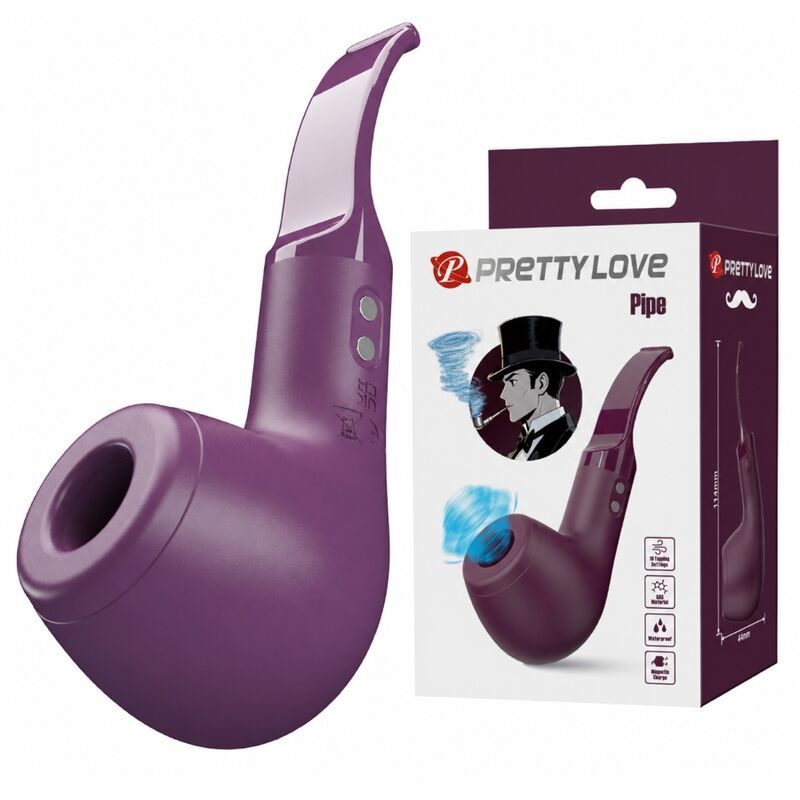 PRETTY LOVE - PFEIFENSTIMULATOR MIT 10 KLOPFSTUFEN, LILA