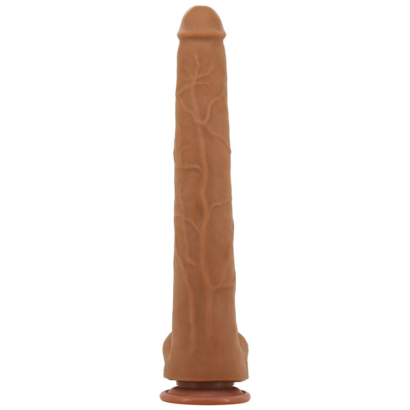 PRETTY LOVE - VIGGO REALISTISCHER, WEICHES HAUTGLEITENDER DILDO, 36,5 CM, BRAUN