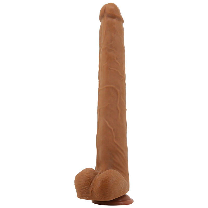 PRETTY LOVE - VIGGO REALISTISCHER, WEICHES HAUTGLEITENDER DILDO, 36,5 CM, BRAUN