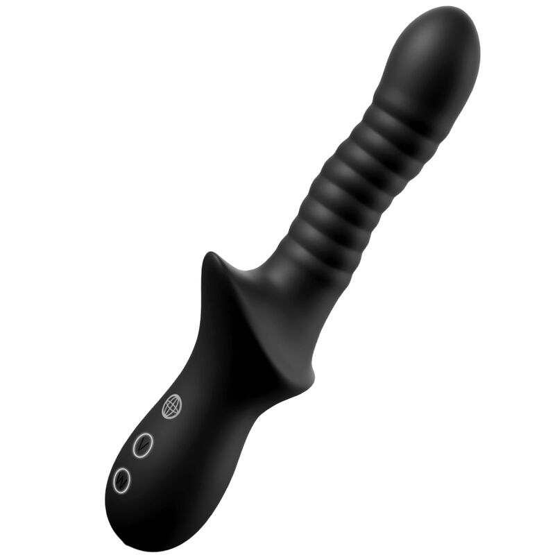 ANAL FANTASY ELITE - PLEASURE WAVE WIEDERAUFLADBARER SCHWARZER ANALMASSAGER