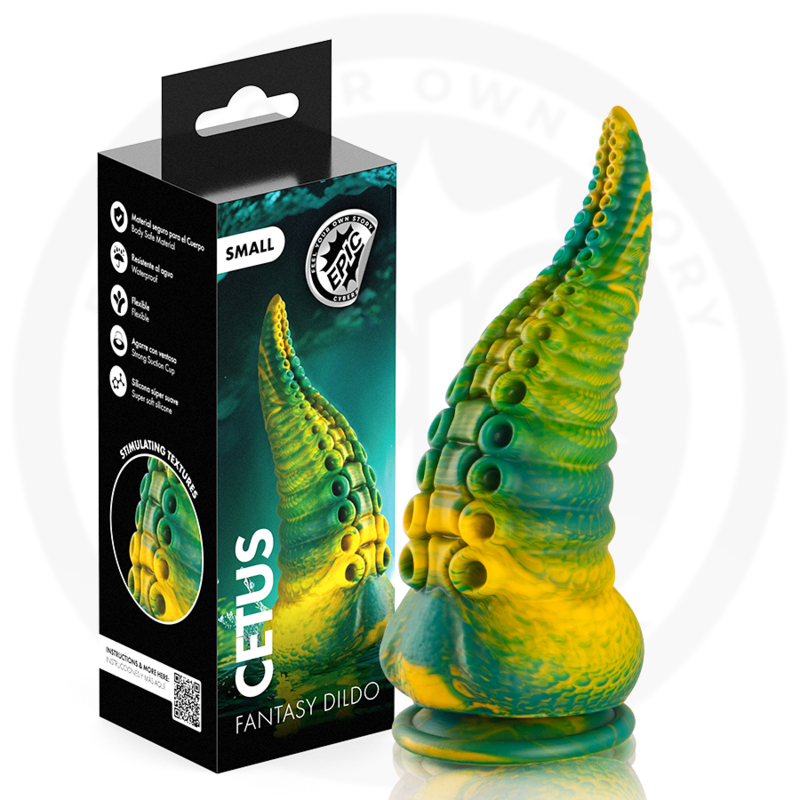 EPIC - CETUS DILDO GRÜNER TENTAKEL KLEINE GRÖSSE