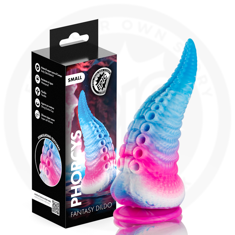 EPIC - PHORCYS BLAUER TENTAKEL-DILDO, KLEINE GRÖSSE