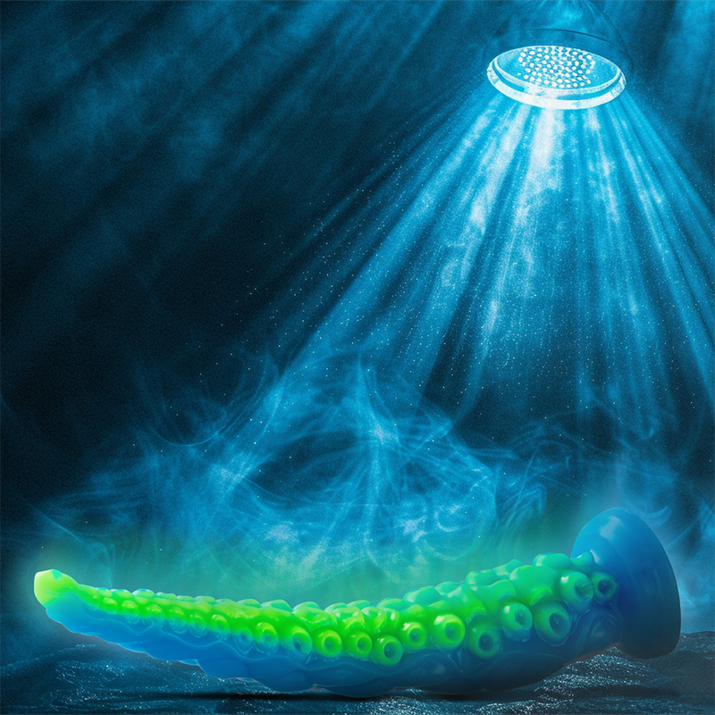 EPIC - SCYLLA FLUORESZIERENDER DÜNNER TENTAKELDILDO GROSSE GRÖSSE