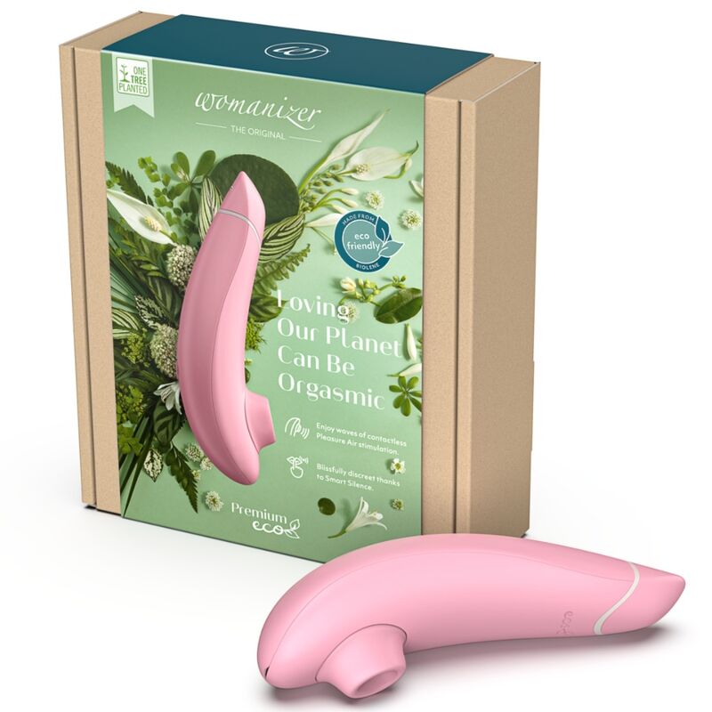 WOMANIZER - PREMIUM-ÖKO-SAUG-KLTORALSTIMULATOR MIT 12 INTENSITÄTSSTUFEN ROSE
