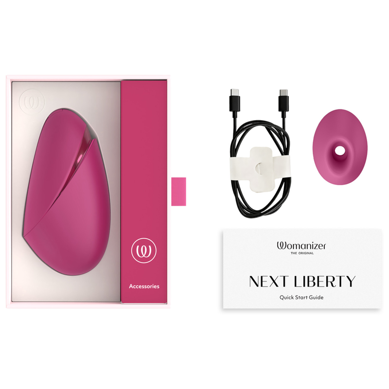 WOMANIZER - NEXT LIBERTY 3D KLITORALSTIMULATOR INTENSIVES ROSA LUFT DER LUFT