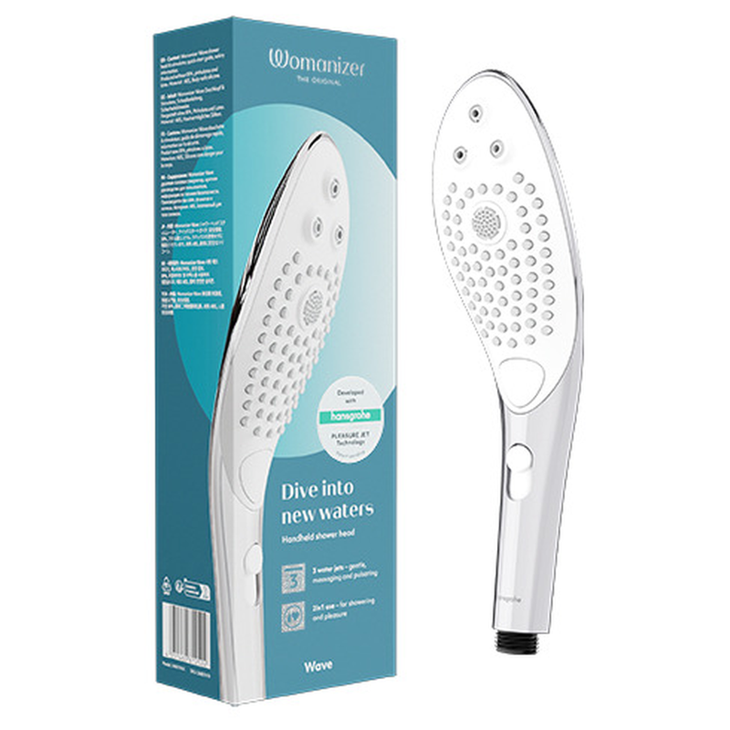 WOMANIZER - WAVE KLITORALSTIMULIERENDER DUSCHKOPF CHROM