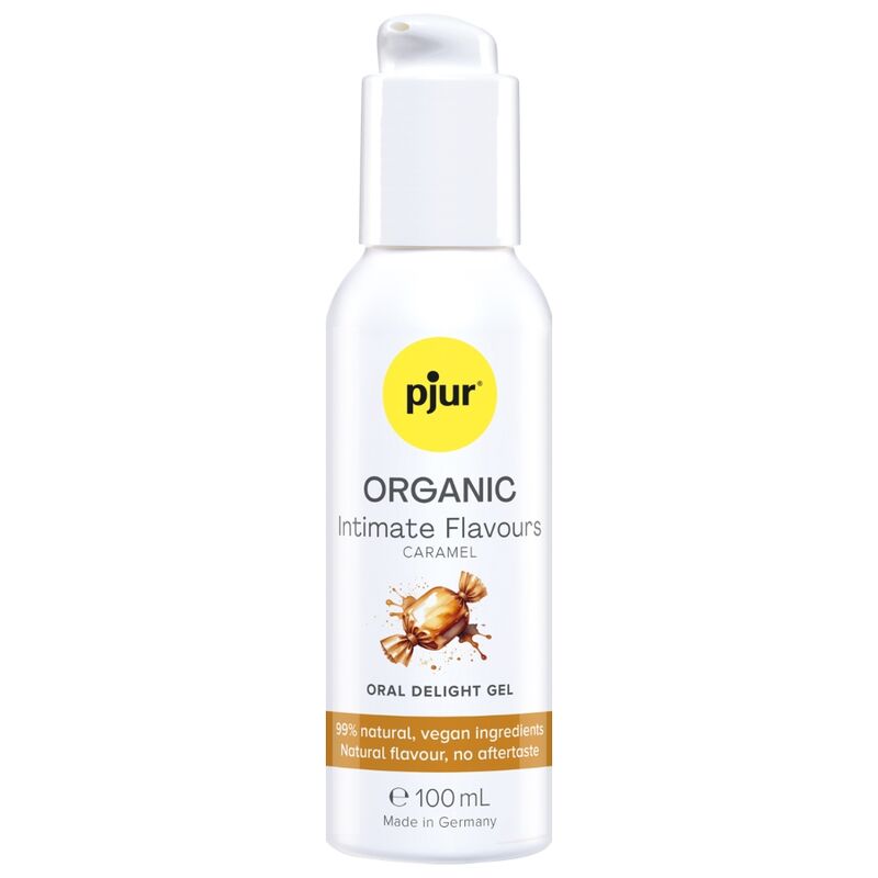 pjur – Bio-Leckerei-Gel mit Karamell-Geschmack, 100 ml