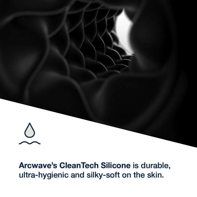 ARCWAVE - POW MANUELLER STROKER MIT SAUGKONTROLLE SCHWARZ