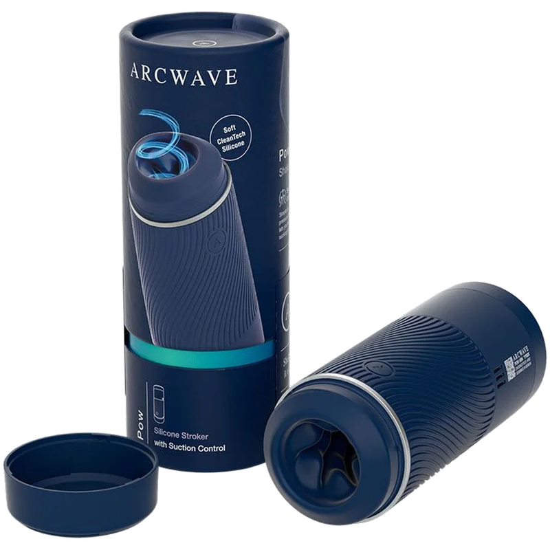 ARCWAVE - POW MANUELLER STROKER MIT SAUGKONTROLLE BLAU