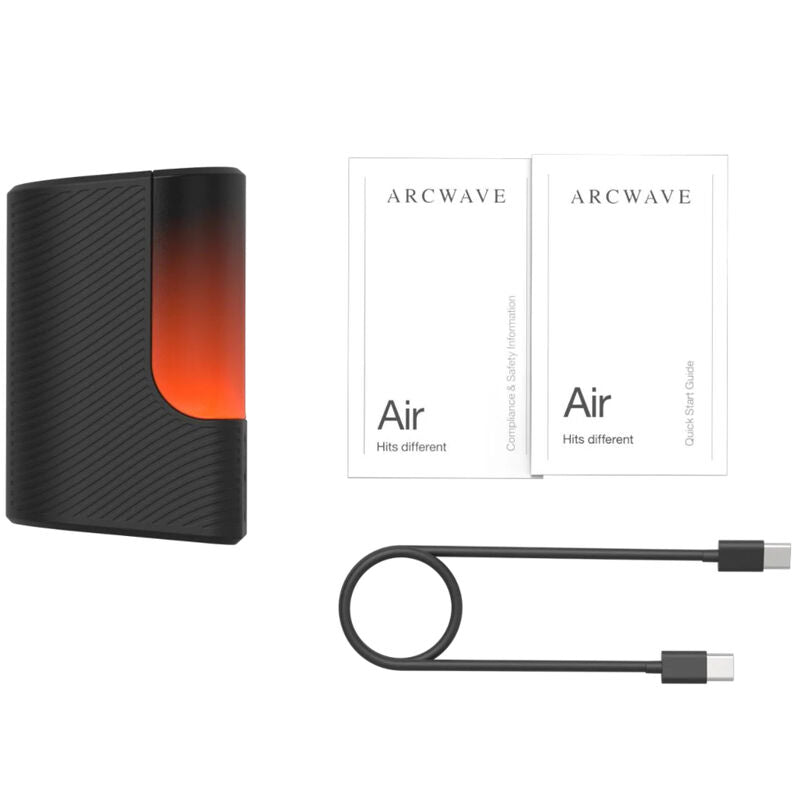 ARCWAVE - AIR ELASTISCHER MÄNNER-MASTURBATOR MIT LUFTIMPULSEN UND 6 INTENSITÄTSSTUFEN SCHWARZ