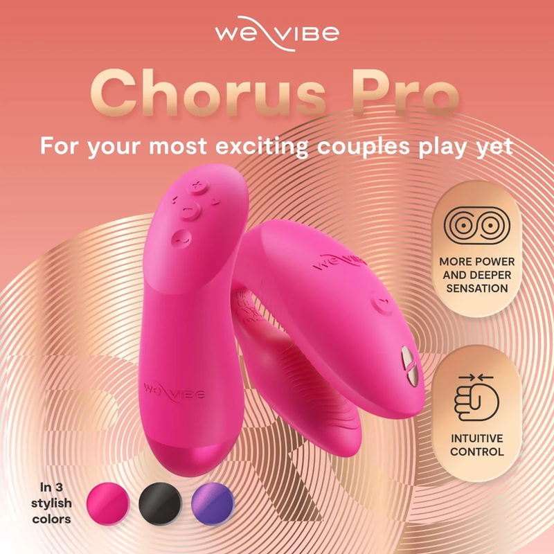 WE-VIBE - CHORUS PRO PREMIUM PAARVIBRATOR ELEKTRISCH PINK