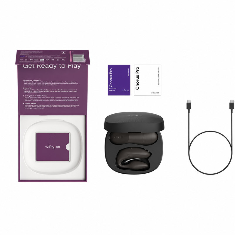 WE-VIBE - CHORUS PRO PREMIUM PAARVIBRATOR SATIN SCHWARZ
