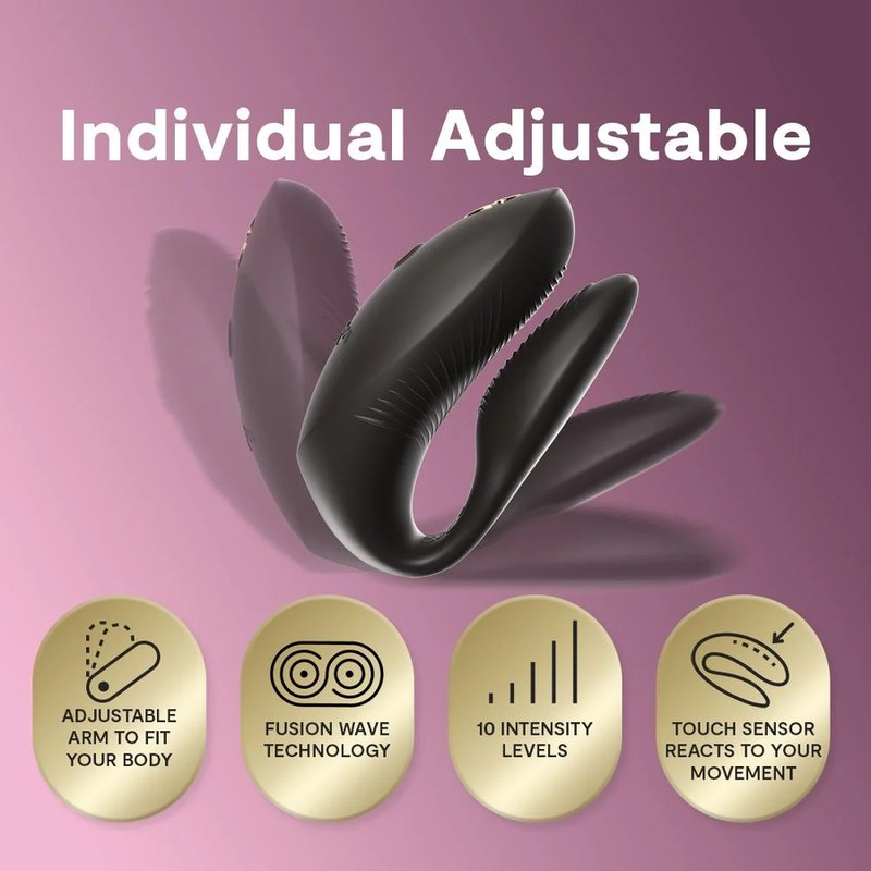 WE-VIBE - CHORUS PRO PREMIUM PAARVIBRATOR SATIN SCHWARZ