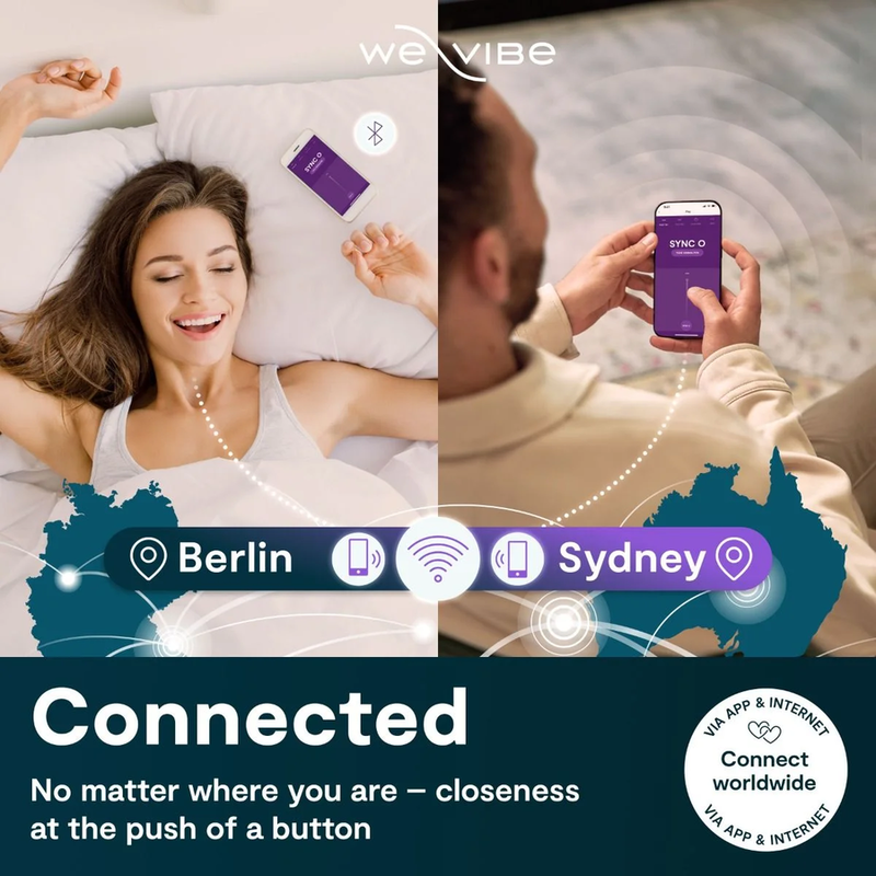 WE-VIBE - SYNC O WRAPPING-STIMULATIONS-PAARVIBRATOR LICHTLILA