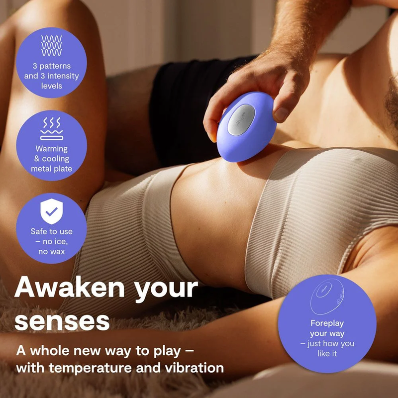 WE-VIBE - TEMPERATURHEIZ- UND -KÜHLVIBRATOR LAVENDELBLAU