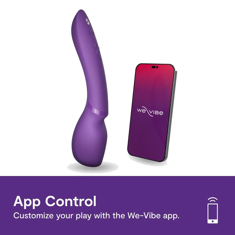 WE-VIBE - WAND 2 WIEDERAUFLADBARER KÖRPERMASSAGEGERÄT LILA