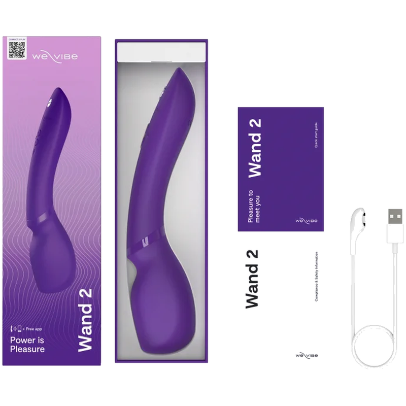 WE-VIBE - WAND 2 WIEDERAUFLADBARER KÖRPERMASSAGEGERÄT LILA